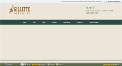 Desktop Screenshot of gillettedental.com